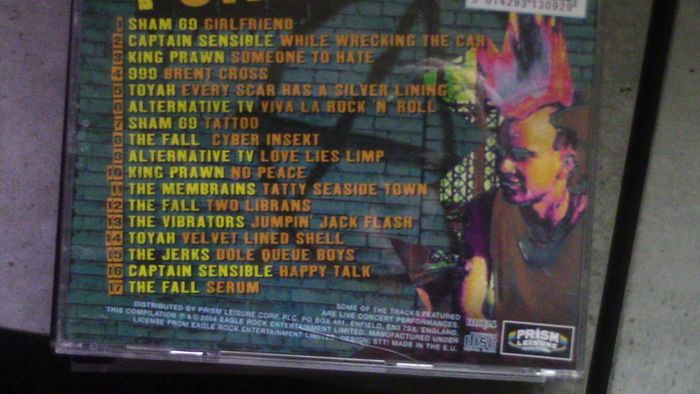 Punk! CD (Sham 69, The Fall, Toyah, etc)