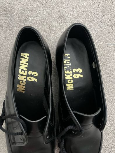 McKenna 93 Women's Black Lace-Up Uniform Duty Shoes Size UK 5.5 Narrow Fit
