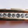 Vintage 1980s Rose Gold Plated Bracelet: Austrian Crystals length 8" Image 3