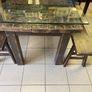 Old Chinese door refurbished as table and benches Image 5