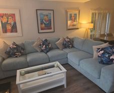 L shaped sofa
