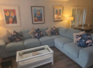 L shaped sofa