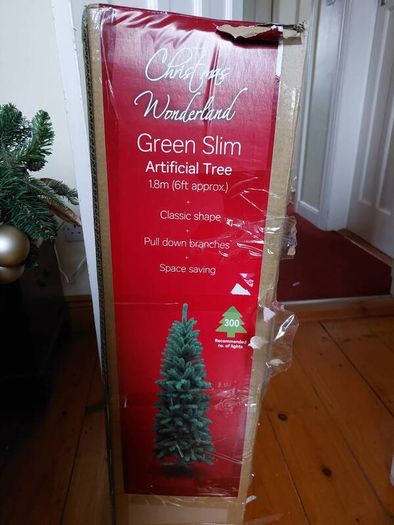 Slim line Artificial Christmas Tree