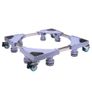 Mobile Base Fridge Stand Universal Mobile Roller Adjustable Movable Dolly Refrigerator Rack Image 3