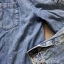 Balmain Denim shirt overshirt M L prada gucci Image 3