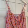 Primark Orange & Pink Floral Top Image 6