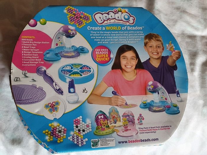A Large Set of Beados Items plus A Quick Drying Design Station - Original Box Available - See Pics - Hours of Fun  - #