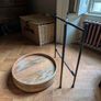 Stunning Wood Pair side tables Image 7