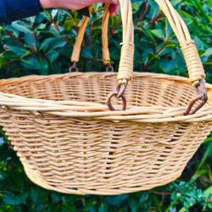 wicker shopping basket