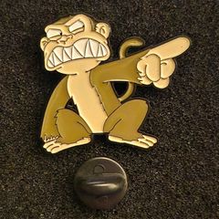Family guy , evil monkey , pin back badge.