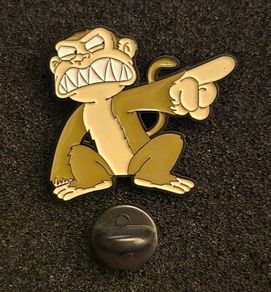 Family guy , evil monkey , pin back badge.