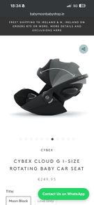 Cybex Cloud G I-size rotating car seat & isofix base