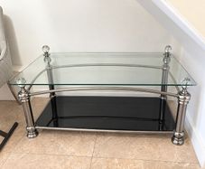 glass coffee table