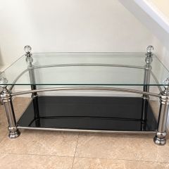 glass coffee table