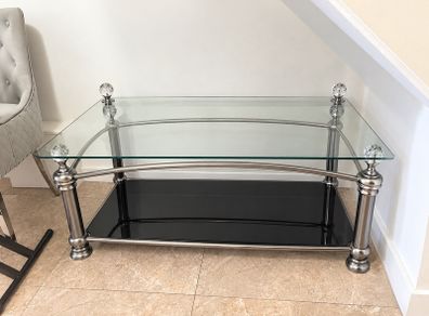 glass coffee table