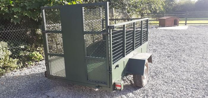 factory made trailer all steel.