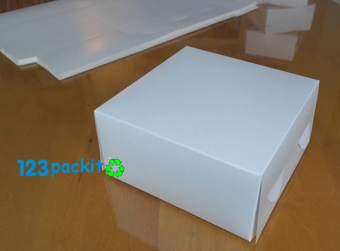 Lot of 10 Cake Boxes bakery range paper brand NEW cake boxes SIZE 15x15x10cm / 6x6x4 inches