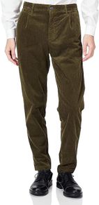 HUGO BOSS Men's Schino-Shyne Corduroy Trousers, 50477744, Brown 29W / 32L