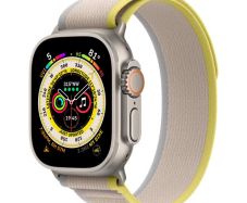 Apple Watch Ultra Cellular 49mm Natural Titanium with Trail Loop Yellow/Beige - Grade A with Box and Accessories