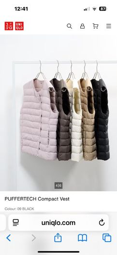 New Uniqlo Compact Puffer Gilet