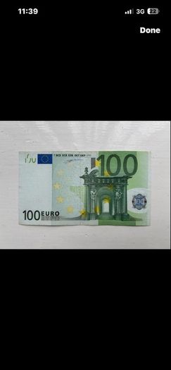 Rare 100 euro T Duisenberg banknotes 2002