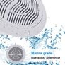 6.5 Inches 120 Watts Waterproof Bluetooth Marine Speakers Ceiling Speakers Perfect for Kitchen Home Tub Bathroom Outdoor (White) Image 6