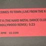 U2 - 3-D Dance Mixes (When Love Comes to Town). Three track EP with all previously unreleased tracks. With two black and white prints, and a bi-fold poster. Mint and like new - Played once. Image 3