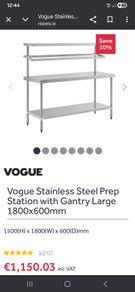Vogue ST/ST prep station