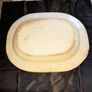 Very Large Antique Blue and White Food Serving Platter, Image 4