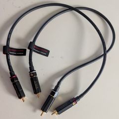 World Best Cables 0.5m RCA pair - Nogami 2549 , Eminence gold
