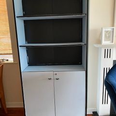 Blue dresser cabinet