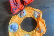 swimming arm bands and ring