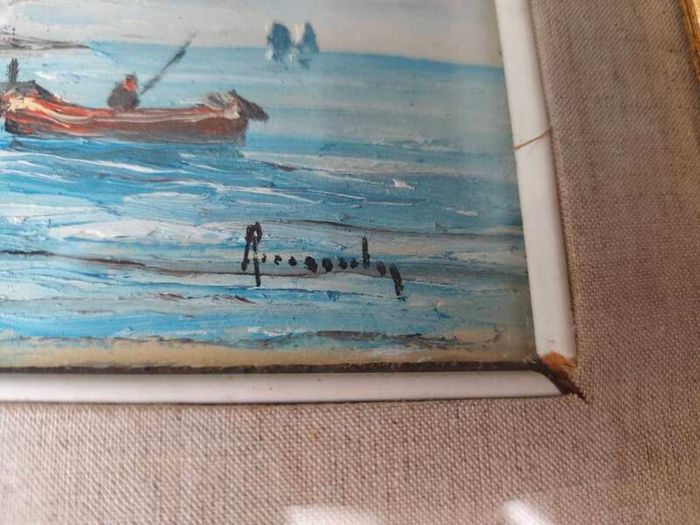 Two oil paintings