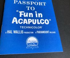 Elvis Memorabilia- Passport to Elvis film Fun in Acapulco