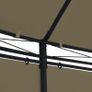 Gazebo with Curtains 520x349x255 cm Taupe 180 g/sq. meter Image 4