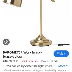 Ikea Barometer Lamp