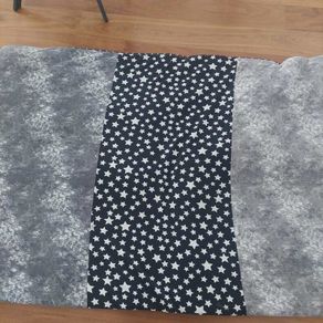 Reversible kids mattress - stars and stripes design