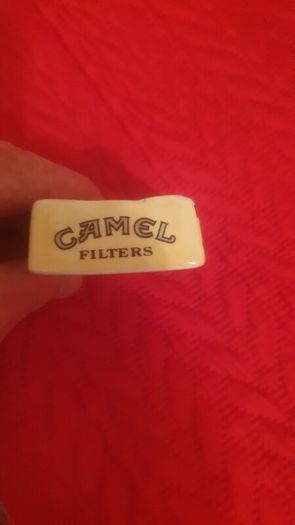 vintage camel  crumpled ashtray