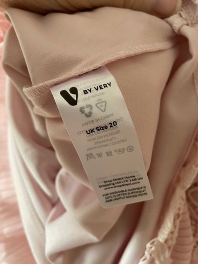 Very Occasion dress pink plus size New with tags