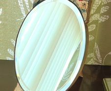 1930's Barbola table top mirror