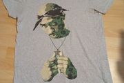 TwoAngle Paris 2PAC T-shirt ((Immaculate Size UK M))