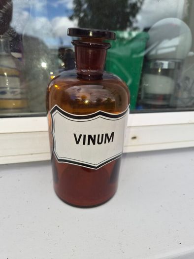 old laboratory  bottle