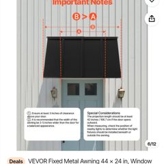 door awning.