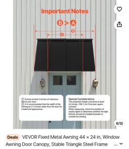 door awning.