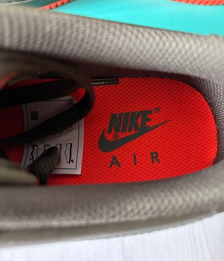 Nike Air Force 1 LV8 PRM Olive Green Orange UK4.5 Brand New and Unworn