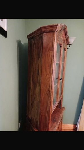 Corner display cabinet and tv unito