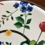 Ceramic Footed Floral Cake Display Plate Image 3
