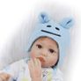 22 Inch 55cm Reborn Baby Dolls Boys Soft Silicone Vinyl Real Life Baby Dolls Handmade Newborn Baby Toys Reborn Babies (FREE SHIPPING) Image 4