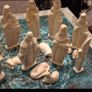 Vintage Hand carved soap stone nativity set Image 2