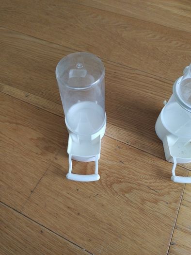 Poultry chick feeders or parrot budgie
